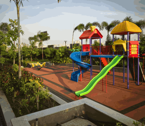 Podium Garden with Kids Play Area